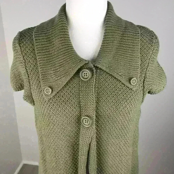 Christopher & Banks Button Front Sweater Size L - Picture 3 of 8
